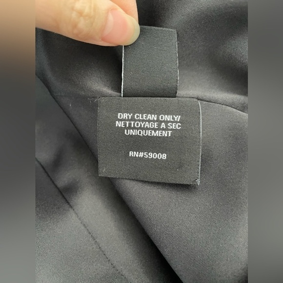 Sofia cashmere alpaca wool coat in navy with shawl fur collar NWT - Picture 6 of 8